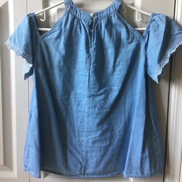 Abercrombie Kids faux denim tank top: - Picture 4 of 4